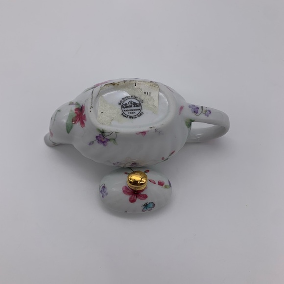 Special Place Victorian Style Miniature Teapot With Lid & Handle Floral Pattern - Picture 9 of 9